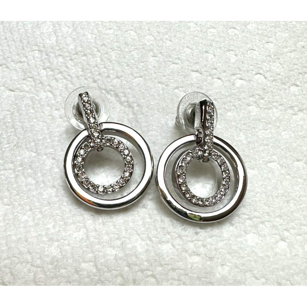 Vintage Swarovski Crystal Earrings Timeless Classic Old Money Chic Sparkle